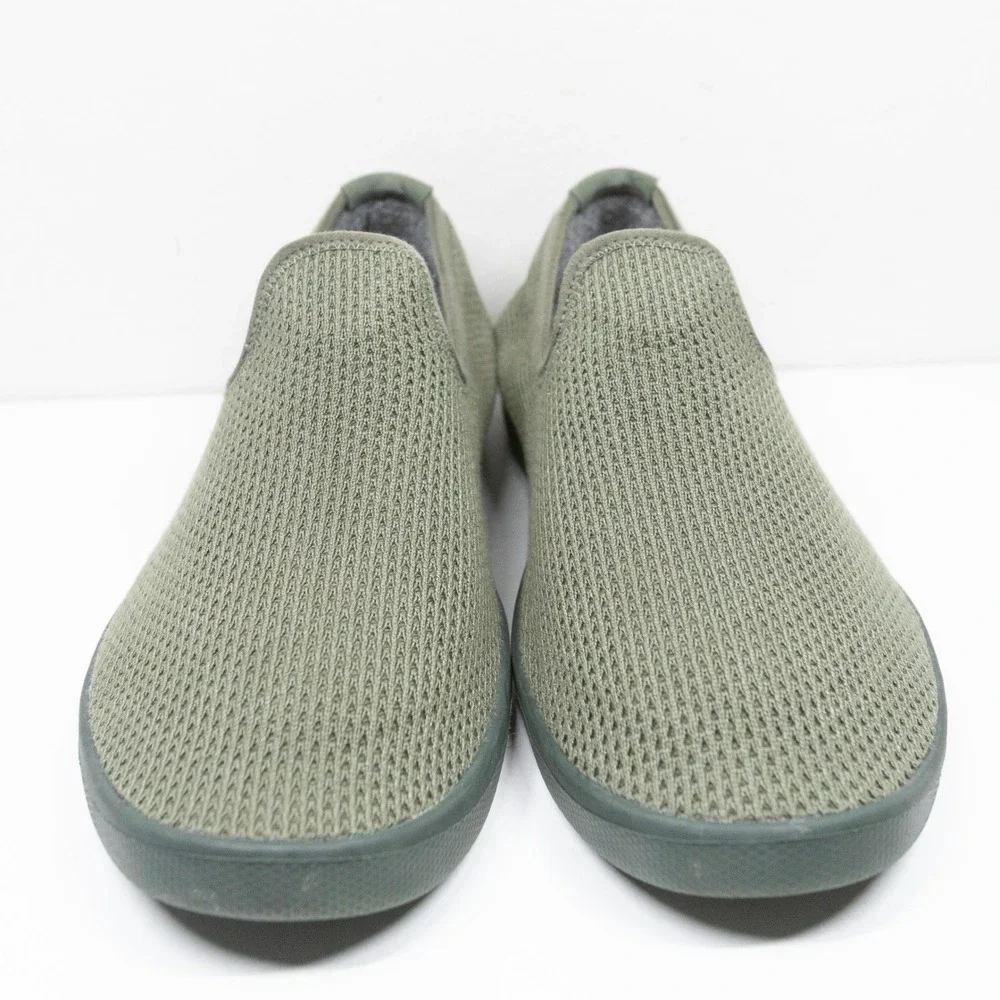 ALLBIRDS Tree Lounger Eucalyptus Fiber Slip On Sneakers Olive Green Mens Sz 9